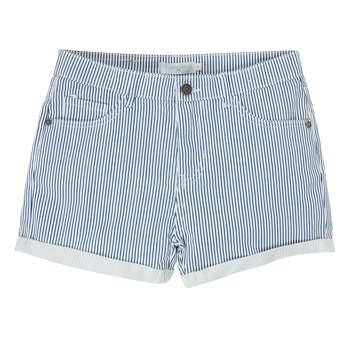 Kleidung Mädchen Shorts / Bermudas Deeluxe BILLIE Weiß / Blau