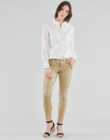 Kleidung Damen 5-Pocket-Hosen Cream HOLLY TWILL PANT Beige