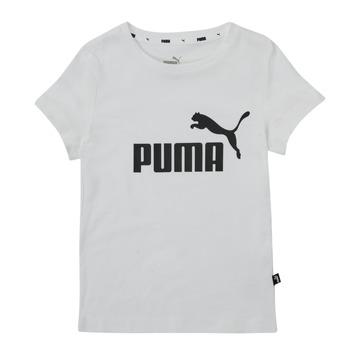 Kleidung Mädchen T-Shirts Puma ESS TEE Weiß