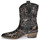 Schuhe Damen Low Boots Fru.it 6797-372-NERO Braun,