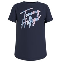 Kleidung Mädchen T-Shirts Tommy Hilfiger KG0KG05870-C87 Marineblau
