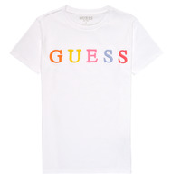 Kleidung Mädchen T-Shirts Guess H1RJ04-K8HM0-TWHT Weiß