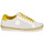 Schuhe Damen Leinen-Pantoletten mit gefloch Pataugas PALOMA F2F Weiß / Gelb