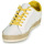 Schuhe Damen Leinen-Pantoletten mit gefloch Pataugas PALOMA F2F Weiß / Gelb