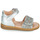 Schuhe Mädchen Sandalen / Sandaletten Acebo's 1232-PLATA Silbrig