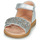 Schuhe Mädchen Sandalen / Sandaletten Acebo's 1232-PLATA Silbrig