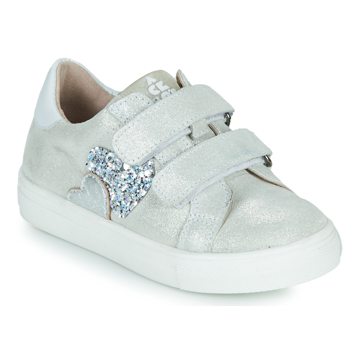Chaussures Fille Baskets basses Acebo's 5471-PLATA-B 