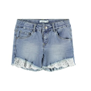 Kleidung Mädchen Shorts / Bermudas Name it NKFSALLI Blau