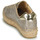 Schuhe Damen Leinen-Pantoletten mit gefloch Replay NASH Bronze / Golden