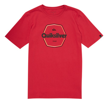Kleidung Jungen T-Shirts Quiksilver HARD WIRED Rot