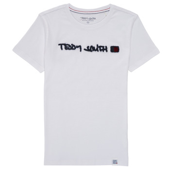 Kleidung Jungen T-Shirts Teddy Smith TCLAP Weiß