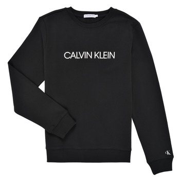 Kleidung Kinder Sweatshirts Calvin Klein Jeans INSTITUTIONAL LOGO SWEATSHIRT    