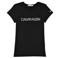 Kleidung Mädchen T-Shirts Calvin Klein Jeans INSTITUTIONAL T-SHIRT    