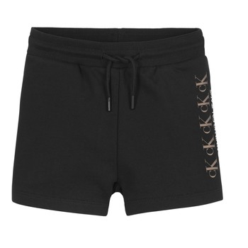 Kleidung Mädchen Shorts / Bermudas Calvin Klein Jeans CK REPEAT FOIL KNIT SHORTS    