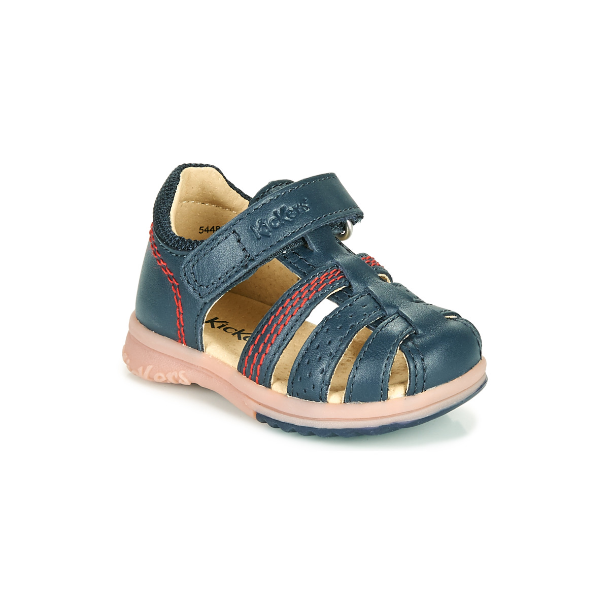 Schuhe Jungen Sandalen / Sandaletten Kickers PLATIBACK Marineblau
