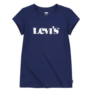 Kleidung Mädchen T-Shirts Levi's MODERN VINTAGE SERIF TEE Marineblau