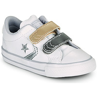 Chaussures Fille Baskets basses Converse STAR PLAYER 2V METALLIC LEATHER OX 