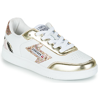 Schuhe Damen Sneaker Low Le Temps des Cerises FLASH Weiß / Golden