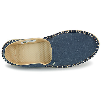 Schuhe Leinen-Pantoletten mit gefloch Havaianas ESPADRILLE ECO Blau