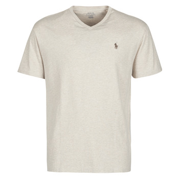 Vêtements Homme T-shirts manches courtes Polo Ralph Lauren T-SHIRT AJUSTE COL V EN COTON LOGO PONY PLAYER 