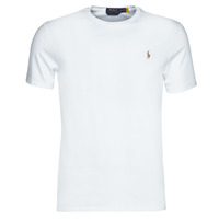 Vêtements Homme T-shirts manches courtes Polo Ralph Lauren T-SHIRT AJUSTE COL ROND EN PIMA COTON LOGO PONY PLAYER MULTICOLO 