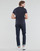 Kleidung Herren T-Shirts Polo Ralph Lauren T-SHIRT AJUSTE COL ROND EN COTON LOGO PONY PLAYER Marineblau