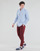 Vêtements Homme Chemises manches longues Polo Ralph Lauren CHEMISE AJUSTEE EN OXFORD COL BOUTONNE  LOGO PONY PLAYER MULTICO 