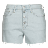 Kleidung Damen Shorts / Bermudas Calvin Klein Jeans HIGH RISE SHORT Blau / Hell