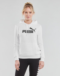 Kleidung Damen Sweatshirts Puma ESS LOGO HOODY TR Weiß
