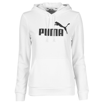 Kleidung Damen Sweatshirts Puma ESS LOGO HOODY TR Weiß