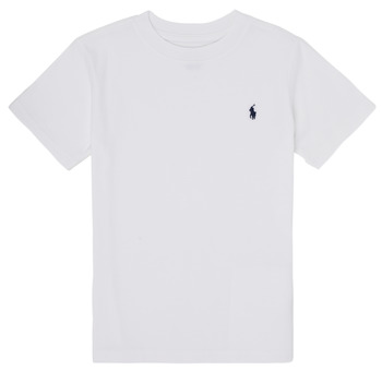 Kleidung Kinder T-Shirts Polo Ralph Lauren TINNA Weiß
