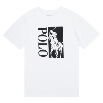Kleidung Jungen T-Shirts Polo Ralph Lauren CROPI Weiß