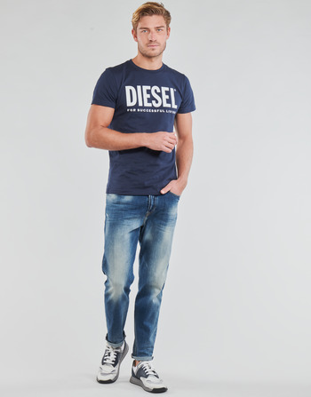 Kleidung Herren Straight Leg Jeans Diesel D-FINNING Blau