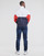 Kleidung Herren Jacken Tommy Jeans TJM LIGHTWEIGHT POPOVER JACKET Weiß / Rot / Marineblau