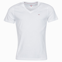 Kleidung Herren T-Shirts Tommy Jeans TJM ORIGINAL JERSEY TEE V NECK Weiß
