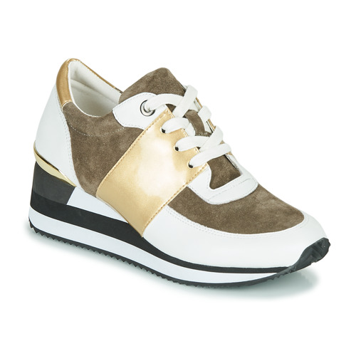 Schuhe Damen Sneaker Low Karston SILMON Weiß / Golden