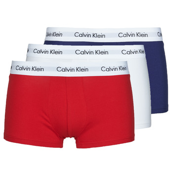 Unterwäsche Herren Boxer Calvin Klein Jeans RISE TRUNK X3 Marineblau / Weiß / Rot