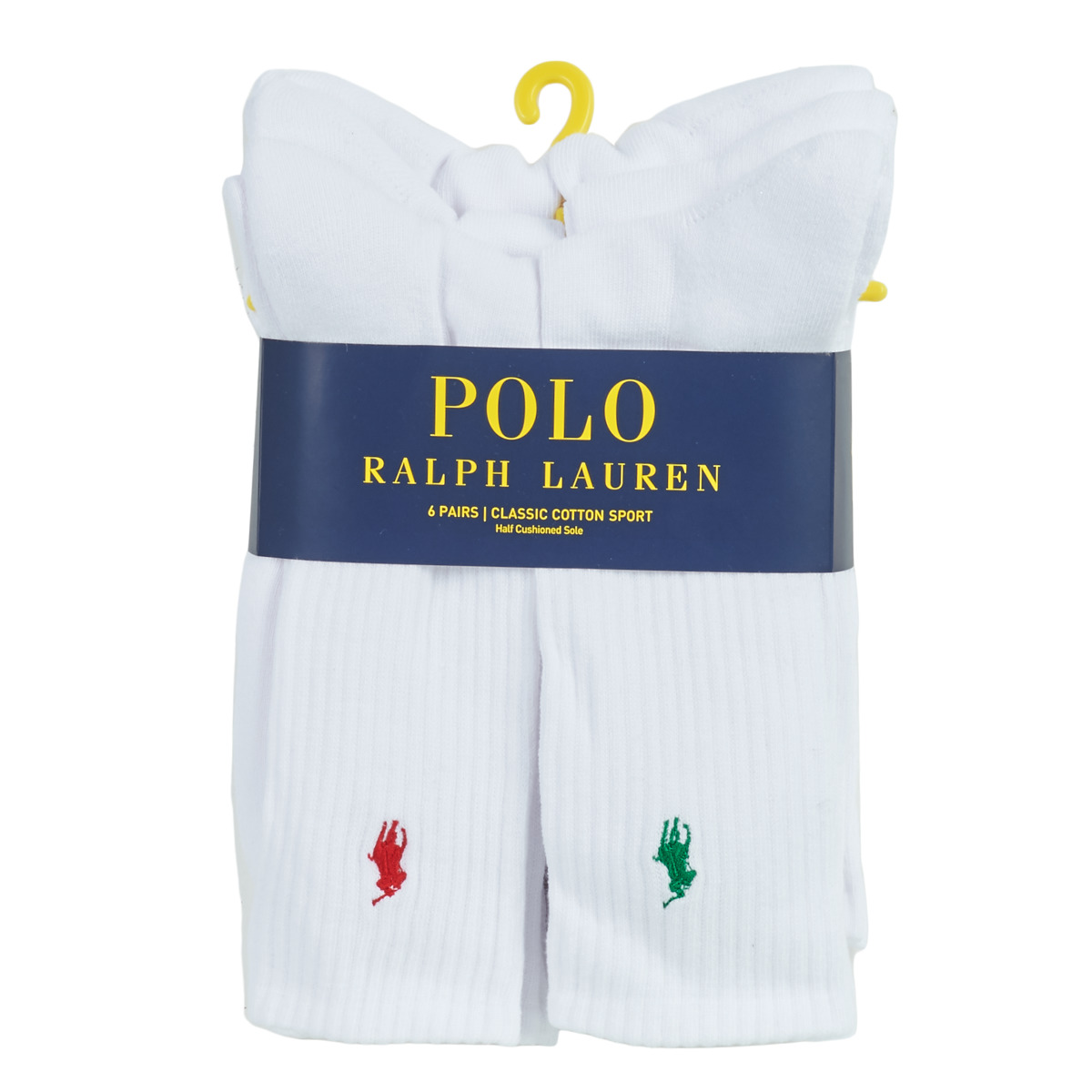 Accessoires Chaussettes de sport Polo Ralph Lauren ASX110 6 PACK COTTON 