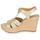 Schuhe Damen Sandalen / Sandaletten MICHAEL Michael Kors BERKLEY WEDGE Golden
