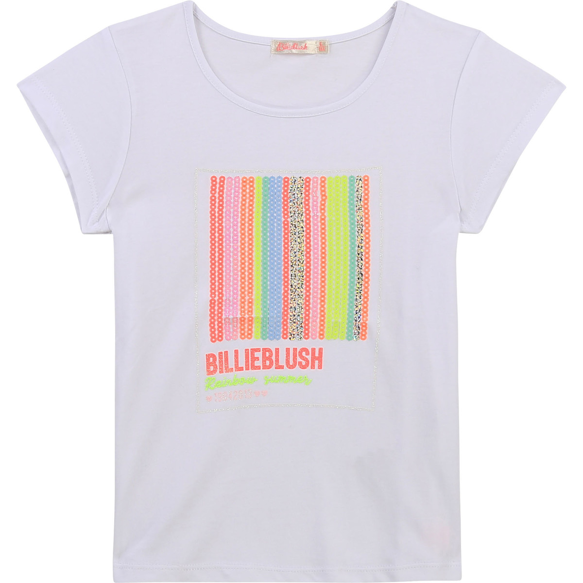 Kleidung Mädchen T-Shirts Billieblush U15857-10B Weiß