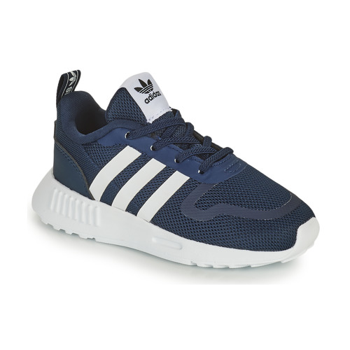 Schuhe Kinder Sneaker Low adidas Originals SMOOTH RUNNER EL I Marineblau / Weiß
