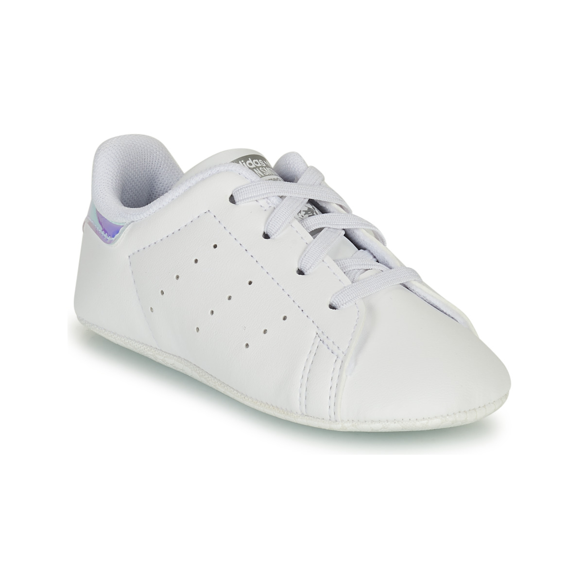 Schuhe Mädchen Sneaker Low adidas Originals STAN SMITH CRIB SUSTAINABLE Weiß / Silber