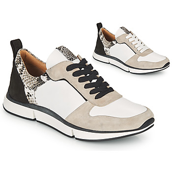 Schuhe Damen Sneaker Low Adige VANILLE V5 PYTHON ICE Weiß