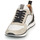 Schuhe Damen Sneaker Low Adige VANILLE V5 PYTHON ICE Weiß