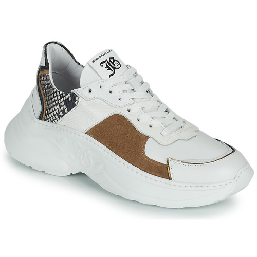 Schuhe Damen Sneaker Low John Galliano MISTEY Weiß