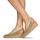 Schuhe Damen Leinen-Pantoletten mit gefloch Damart 43775 Khaki