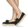 Schuhe Damen Leinen-Pantoletten mit gefloch Bullboxer 155001F4T    