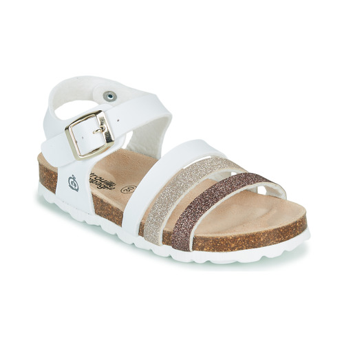 Schuhe Mädchen Sandalen / Sandaletten Citrouille et Compagnie OMAYA Weiß