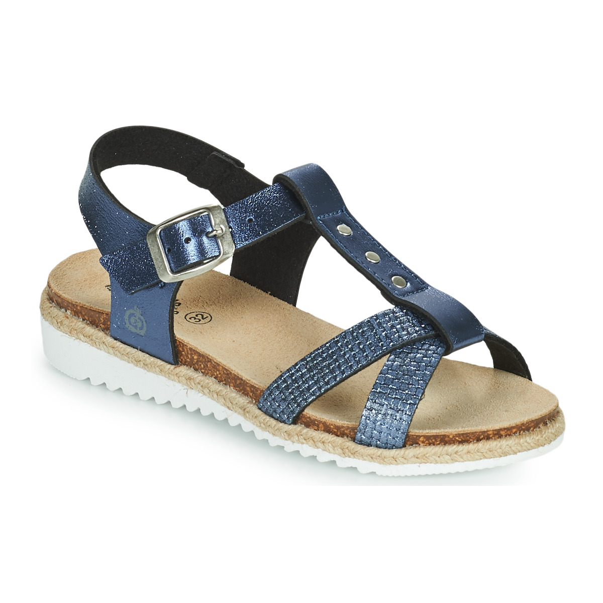 Schuhe Mädchen Sandalen / Sandaletten Citrouille et Compagnie OMALA Blau