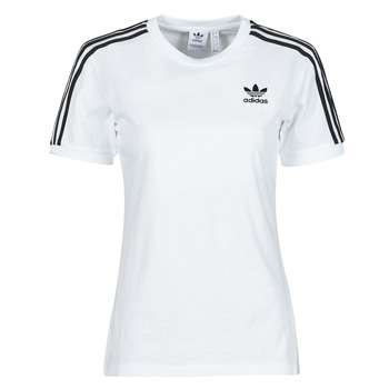 Kleidung Damen T-Shirts adidas Originals 3 STRIPES TEE Weiß